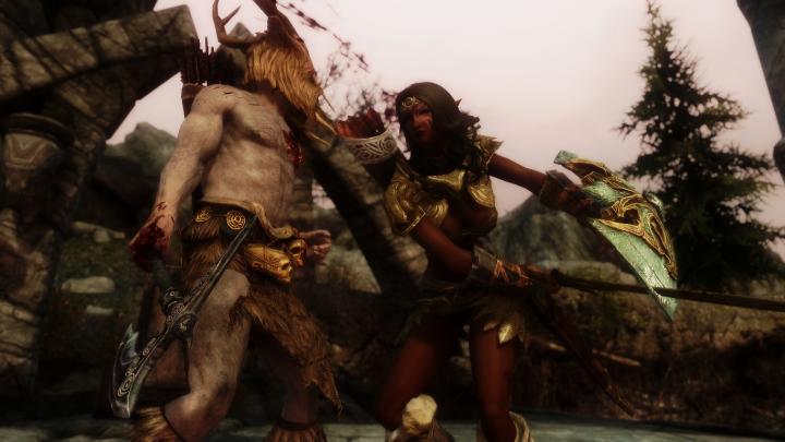 Forsworn getting owned in the face