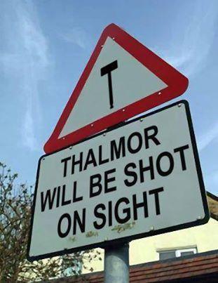 Thalmor warning.