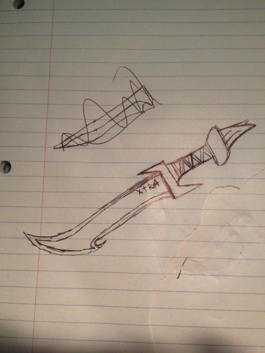 Melissa's Sword Drawing